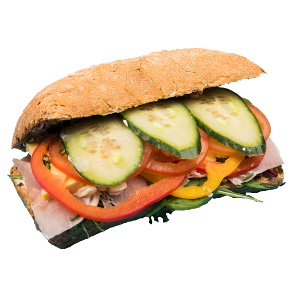 Sandwich m. Kalkun og æggestand