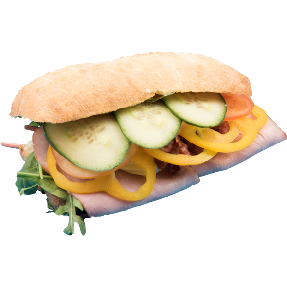 Sandwich m. Kalkun bacon